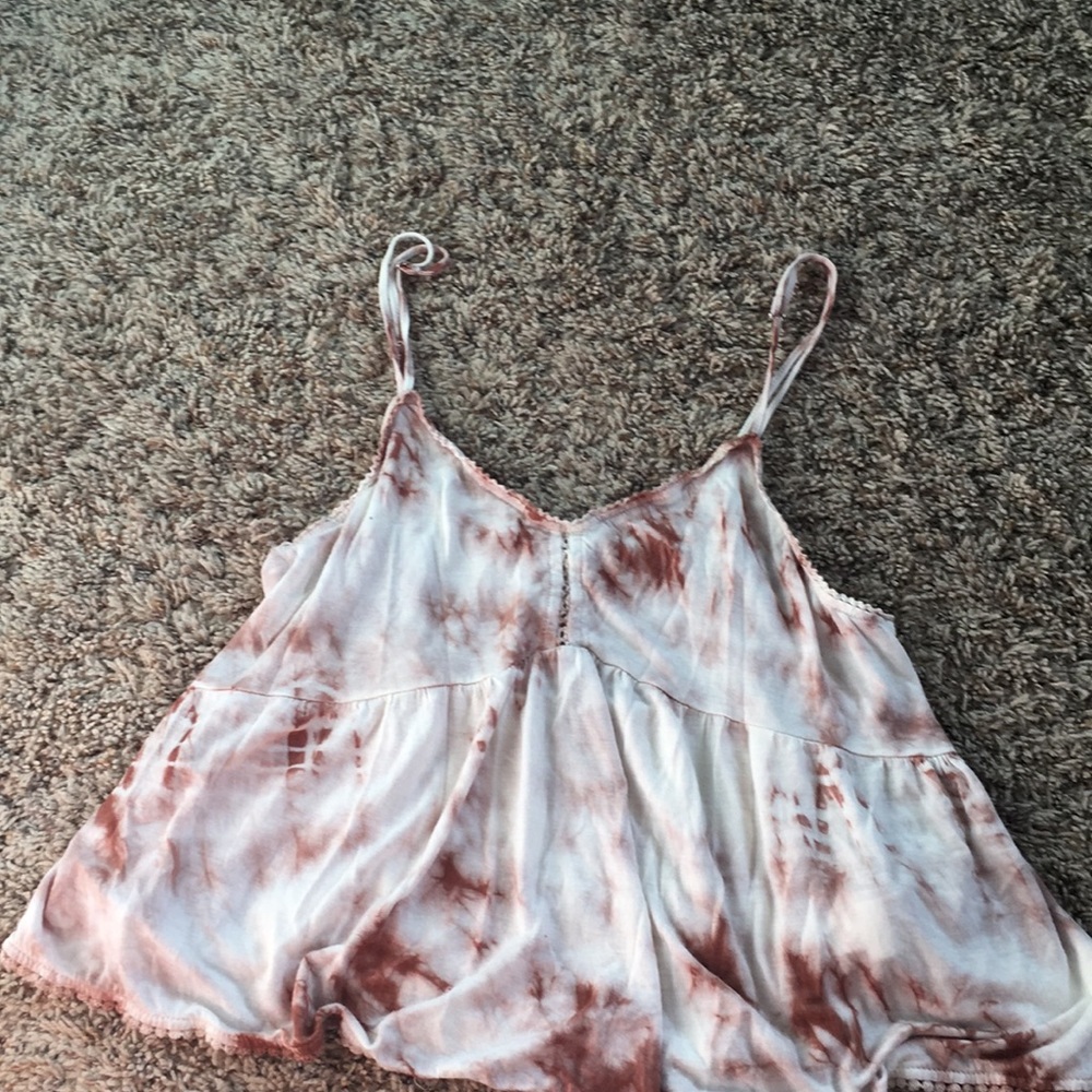 tie-dyed style tank top